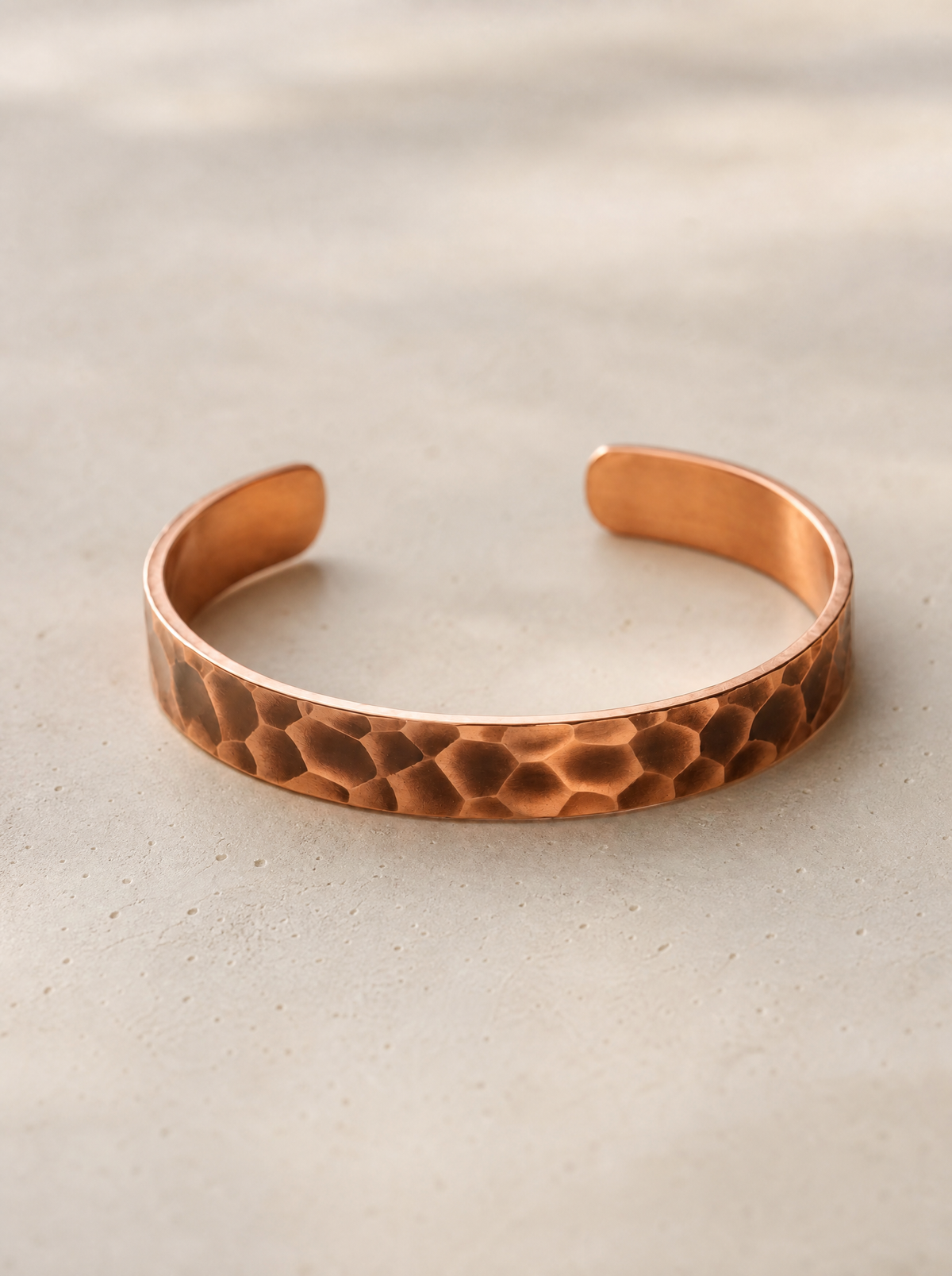 The Hammered Copper Cuff