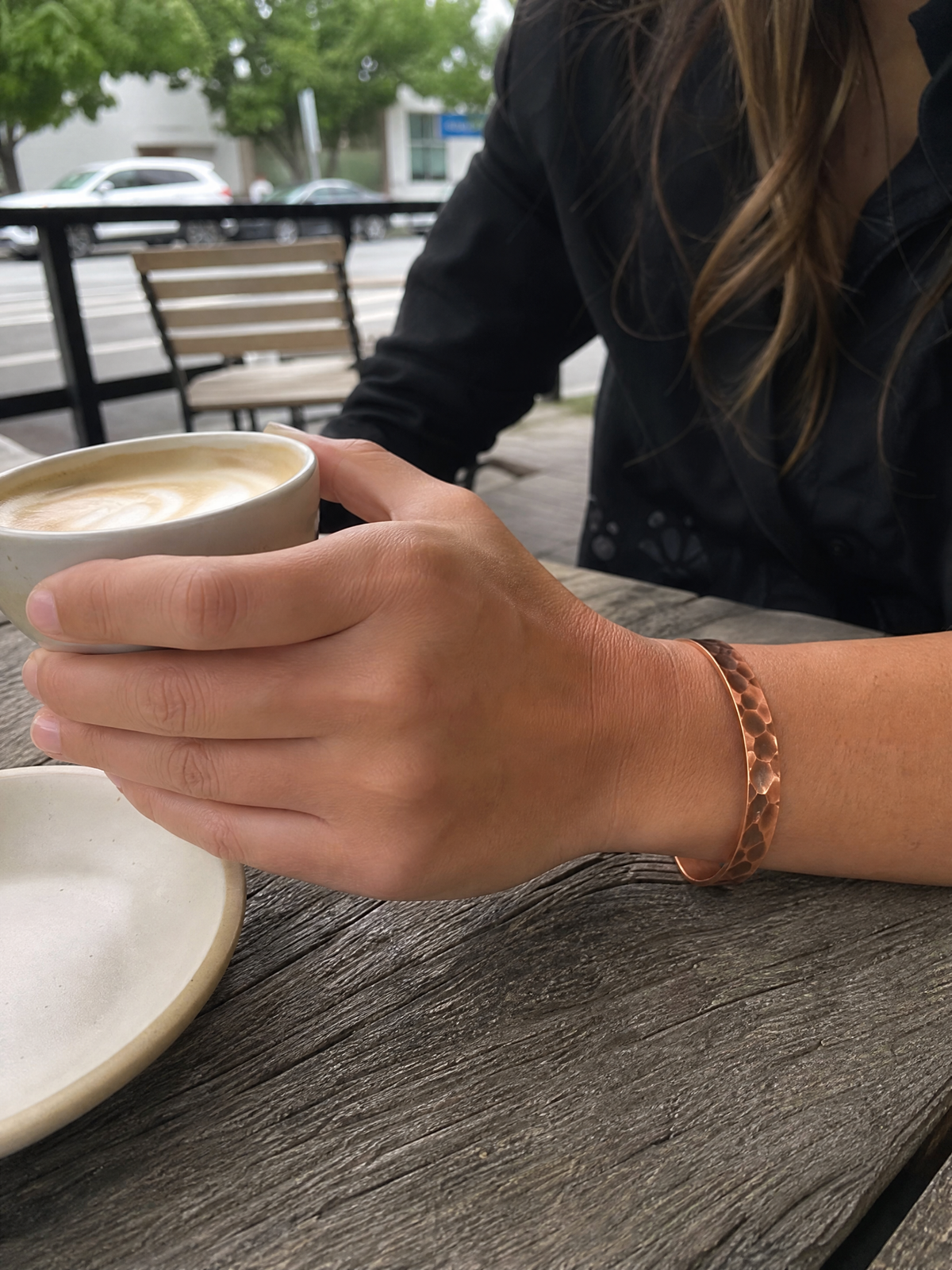 The Hammered Copper Cuff